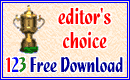 Editor's choice Award From 123 Free Download
