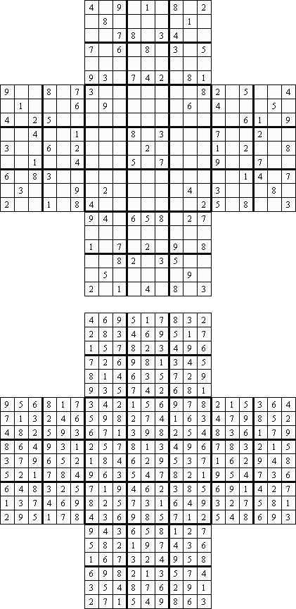 Cross-Sudoku
