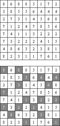 Sudoku - Your attention. Sudoku puzzle, easy level, #282 Sudoku 6x6,  separated by smaller rectangles of 2x3 cells. It is necessary to fill empty  cells with numbers from 1 to 6, each