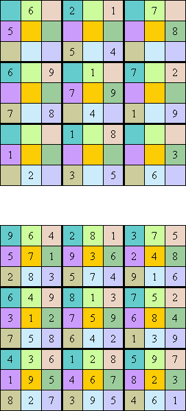 Sudoku - Your attention. Jigsaw sudoku killer 6x6 easy level. # 129 Killer Sudoku  6x6 (Sum-do-ku, Sums Number Place, Kikagaku Nampure, Sums Sudoku,  Samunamupure). The entire playing field consists of 36 cells.