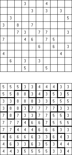 Филломино без прямоугольников