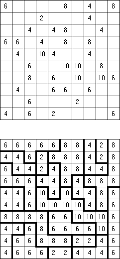 Филломино с чётными числами