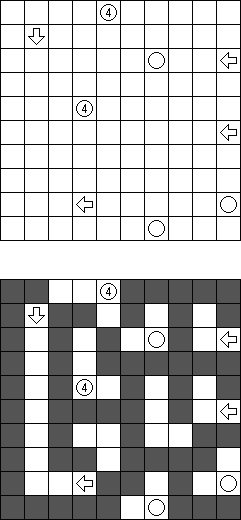 Нурикабе-угольник